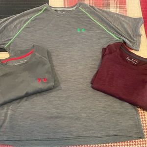 Men’s Under Armour Dri-fit t-shirts. (Lot of 3)